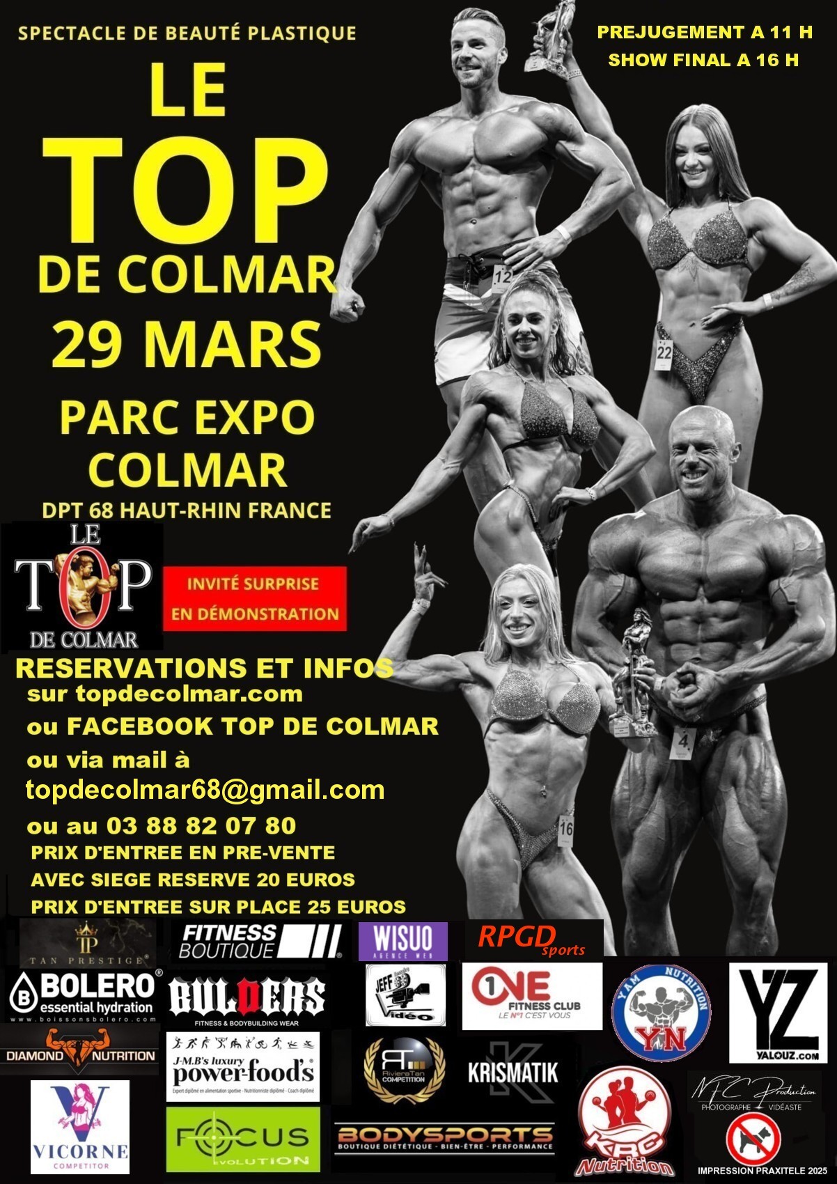 Affiche Officielle du Top de Colmar 2025